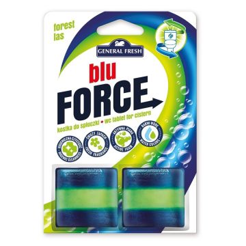 General Fresh Blu Force Блокче за тоалетно казанче, гора 2 х 50 г