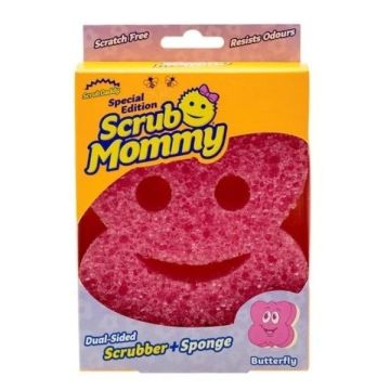 Scrub Mommy Butterfly Домакинска гъба с двойна повърхност
