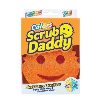 Scrub Daddy Домакинска гъба топла - студена вода, оранж