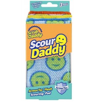 Scrub Daddy Scour Daddy Домакинска гъба за всякакви повърхности 3 бр Комплект