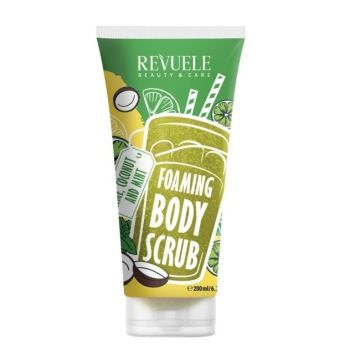 Revuele Пенлив скраб за тяло лайм, кокос и мента 200 мл