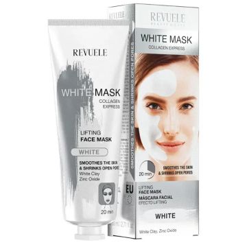 Revuele Бяла маска за лице с колаген и експресно действие 80 мл