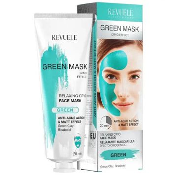 Revuele Зелена маска за лице Релакс крио ефект 80 мл