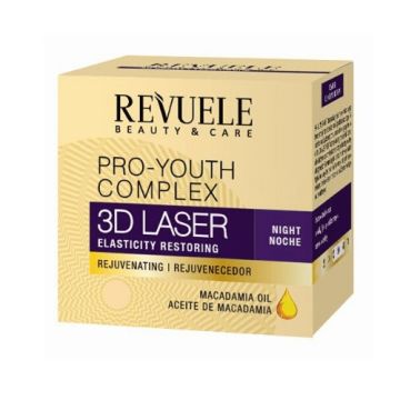 Revuele 3D Laser Нощен крем за лице 50 мл