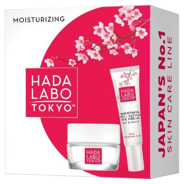 Hada Labo White Absolute Изглаждащ и овлажняващ крем 50 мл + Hada Labo White Absolute Изглаждащ околоочен крем 15 мл Комплект