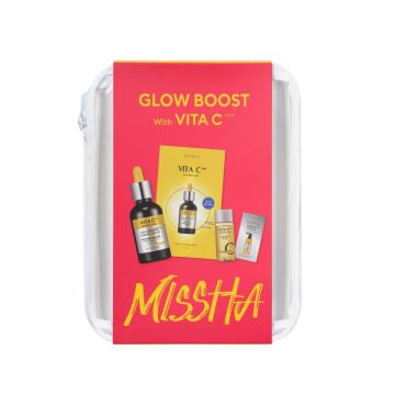 Missha Glow Boost Vita C Plus Комплект с несесер