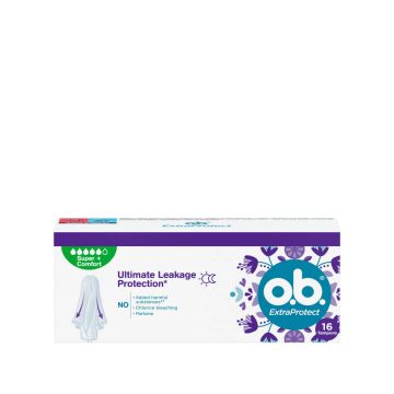 O.B Extra Protect Дамски тампони Super+ Comfort x 16 броя
