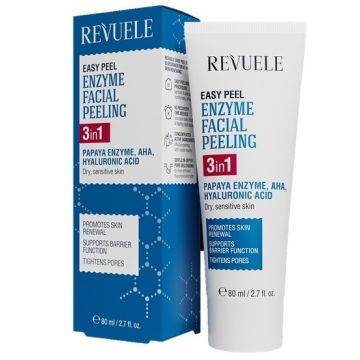 Revuele Easy Peel Пилинг за лице с ензими 3 в 1 80 мл