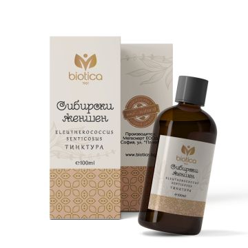 Тинктура Сибирски женшен 100 мл Biotica