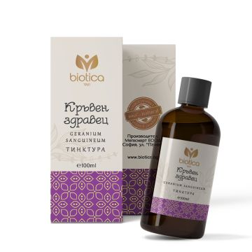 Тинктура Кръвен здравец 100 мл Biotica