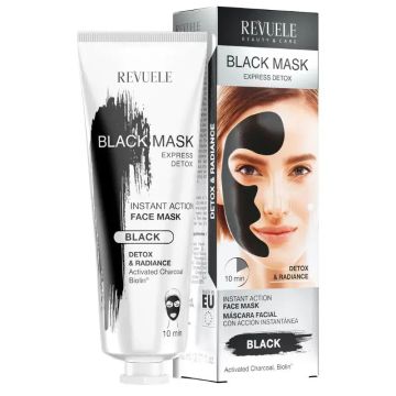 Revuele Черна маска за лице с мигновен ефект  80 мл