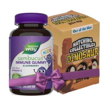 Nature's Way Sambucus Kids Gummies В подкрепа на имунната система на детето х 60 желирани таблетки + Подарък Комплект