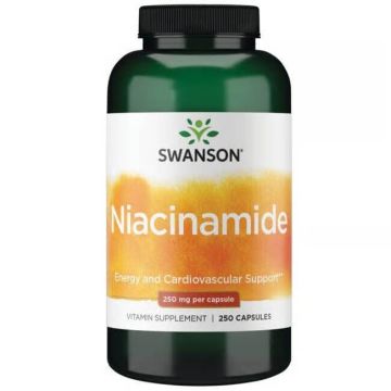 Swanson Niacinamide Никотинамид х 250 капсули