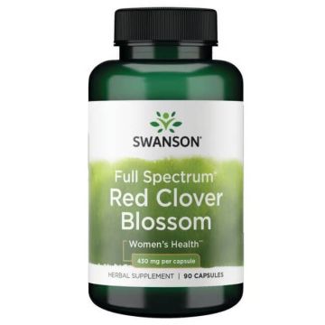 Swanson Full Spectrum Red Clover Blossom Червена детелина пълен спектър х 90 капсули