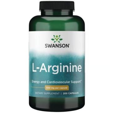Swanson L-Arginine Л-аргинин х 200 капсули