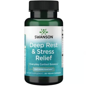 Swanson Deep Rest and Stress Relief Featuring KaraCalm Комплекс за облекчаване на стреса с KaraCalm х 60 капсули