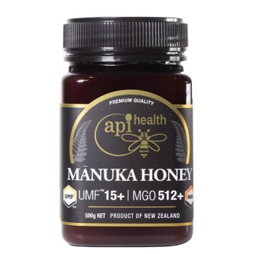 Manuka Honey Монофлорен пчелен мед от манука UMF™ 15+ MGO 512 500 г Api Health