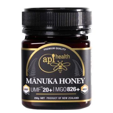 Manuka Honey Монофлорен пчелен мед от манука UMF™ 20+ MGO 826 250 г Api Health