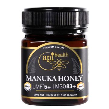 Manuka Honey Монофлорен пчелен мед от манука UMF™ 5+ MGO 83 250 г Api Health