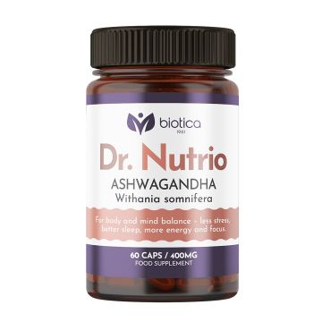Dr. Nutrio Ашваганда 60 капсули Biotica