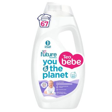 Teo Bebe Future Lavender Течен перилен препарат с лавандула 2,7 л