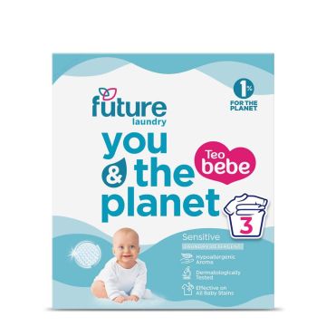 Tео Bebe Future Sensitive Прах за пране с екстракт от бадем 225 г