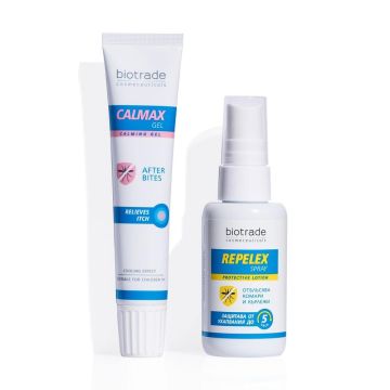 Biotrade Calmax Успокояващ гел 30 мл + Biotrade Repelеx Лосион против насекоми 50 мл Комплект