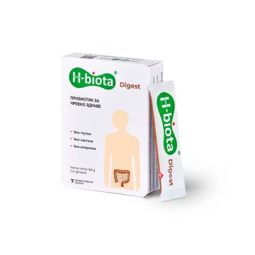 H-biota Digest Пробиотик за чревно здраве х 7 сашета