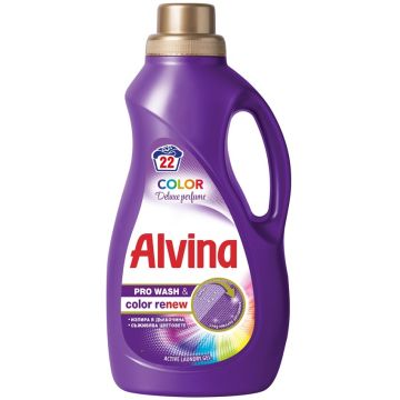 Alvina Color Deluxe Pеrfume Перилен препарат за цветни тъкани 1100 мл