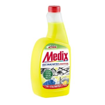 Medix Multi action Citrus Universal Универсален обезмаслител пълнител - лимон 750 мл