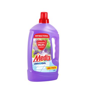 Medix Universal Antibacterial Violet Freesia Универсален почистващ антибактериален препарат Фрезия 1400 мл 
