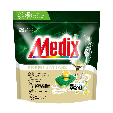Medix Premium Tabs Таблетки за миялна машина х 26 броя