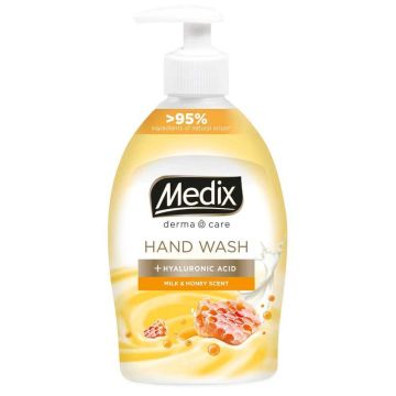 Medix Derma Care Milk & Honey Течен сапун за ръце 400 мл Помпа