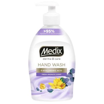 Medix Derma Care Fresh Aromatic Scent Течен сапун за ръце 400 мл Помпа