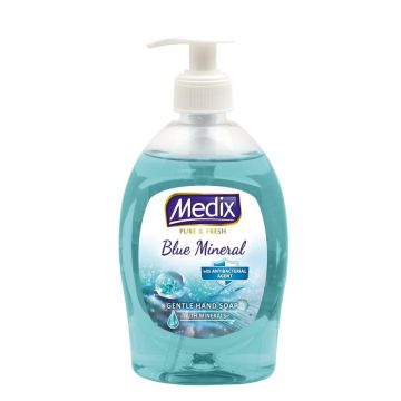 Medix Pure & Fresh Blue Mineral Течен сапун с антибактериална съставка 400 мл Помпа