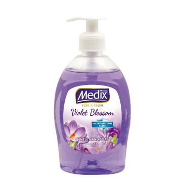 Medix Pure & Fresh Violet Blossom Течен сапун с антибактериална съставка 400 мл Помпа