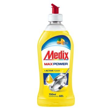 Medix Max Power Гел за съдове Лимон 750 мл