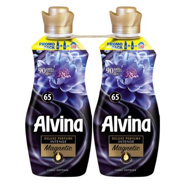 Alvina Deluxe Pеrfume Intense Magnetic Омекотител за тъкани 2 х 1430 мл Комплект