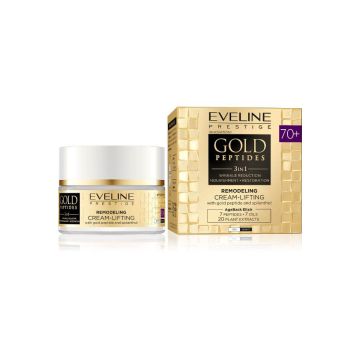 Eveline Gold Peptides Ремоделиращ лифтинг крем за лице 70+ 50 мл