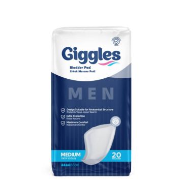 Giggles Урологични подложки за мъже М, 4 капки х 20 бр