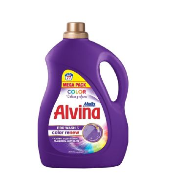 Alvina Color Deluxe Pеrfume Mega Pack Перилен препарат за цветни тъкани 3850 мл