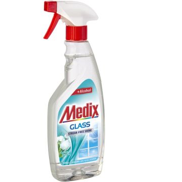 Medix glass Cotton Breeze Препарат за стъкла и гладки повърхности с помпа 500 мл
