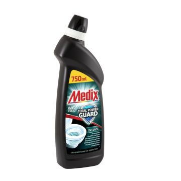 Medix gel Total power guard Почистващ препарат за тоалетни - Интенз 750 мл