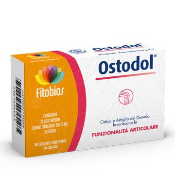 Ostodol Подвижност и комфорт за ставите с куркума, глюкозамин и дяволски нокът х 24 капсули Fitobios