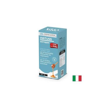 Sanavita Viatuss Успокояващ билков сироп с мед при кашлица и сухо гърло 150 мл