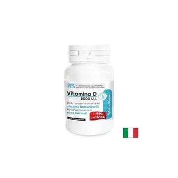 Sanavita Vitamin D3 За здрави кости, имунитет и мускули 2000 IU х 60 таблетки