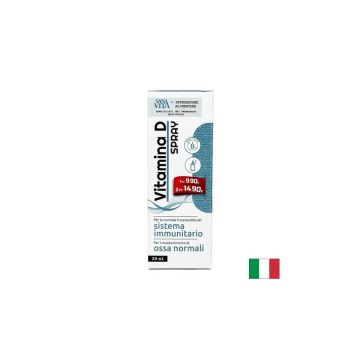 Sanavita Vitamin D3 Орален спрей за нормалното състояние на костите и зъбите и имунната система 20 мл