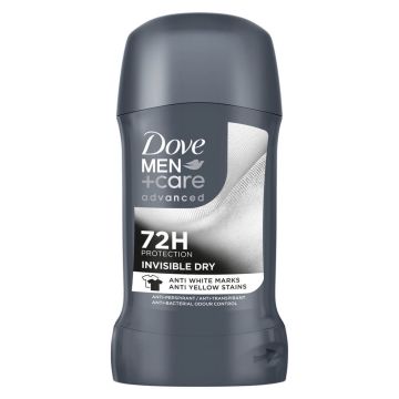 Dove Men+Care Advanced Invisible Dry Стик против изпотяване за мъже 50 мл