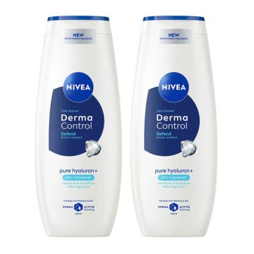 Nivea Derma Control Defend Душ-гел за тяло 2 х 500 мл Комплект