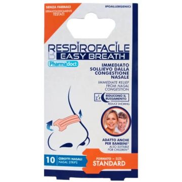 Pharmadoct Easy Breath Пластири за нос за спокоен сън x 10 броя